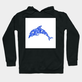 Dolphin with Starfish and Sea Shells Hoodie